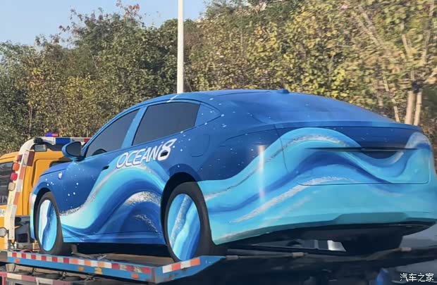 比亚迪海豹08谍照 拥有最新技术的旗舰轿车 将于一季度亮相